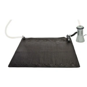 Tapis solaire pour piscine - INTEX - 120 x 120 cm - PVC solide - Noir pas cher
