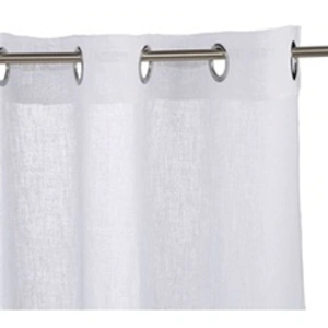 Atmosphera - Voilage Fred - 140 x 240 cm - Blanc pas cher