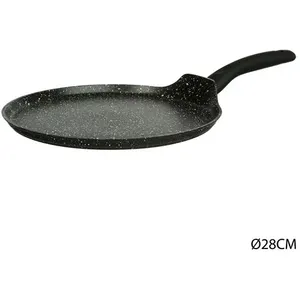 SECRET DE GOURMET Poele à crêpes Pierre - Diam. 28 cm. pas cher