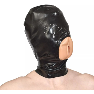 Cagoule avec vulve Vagina Hood Noire noir XL