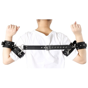 BDSMaster Attaches Bras-Poignets Biceps Noires pas cher