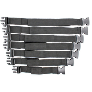 BDSMaster Lot de 7 Sangles Attaches Camisole Claps Noires pas cher