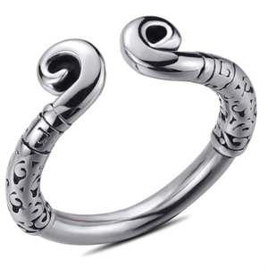 MenSteel Anneau de gland Ancient Style 30 mm pas cher