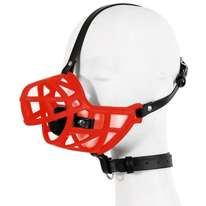 Muselière Sm MUZZLE STRAP Rouge pas cher