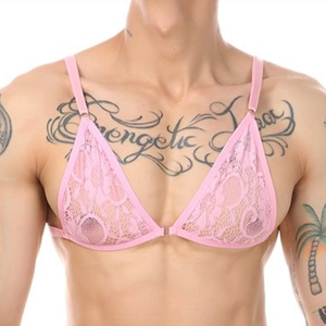 NoGenderWear Soutien-Gorge Dentelle Aleria Rose L pas cher