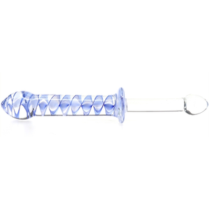 Gode en verre Screw Duo 24 x 3.3cm pas cher