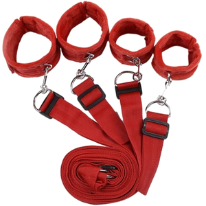 Kit Bondage pour Lit Rouge pas cher