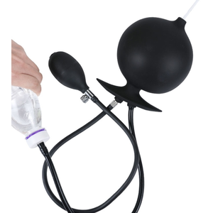 KINKgear Plug gonflable et Embout de lavement Butt Enema 12 x 11cm pas cher