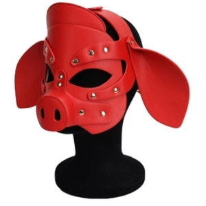 Masque Pig Grox Rouge   pas cher