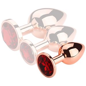 MyPlayToys Plug Bijou anal Redgold S 6.5 x 2.7cm Bijou Rouge pas cher