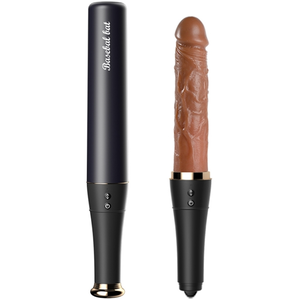 AnalTech Gode Poignée Vibrant et Va-et-vient Baseball Bat 20 x 4cm pas cher