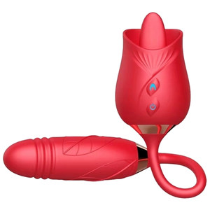 MyPlayToys Stimulateur Double Lick Thrust 10 x 3cm   pas cher