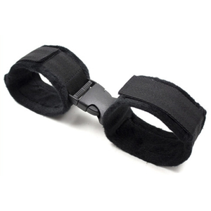 Menottes de chevilles Buckle Noir   pas cher
