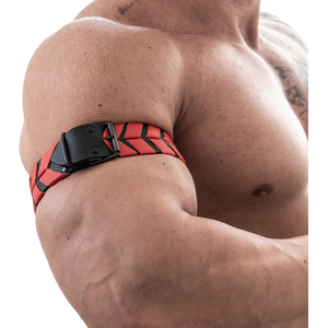 Brassard Katerpillar Noir-Rouge rouge L/XL