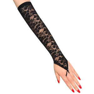 CrossGearX Mitaines Longues Nessa Noires   pas cher