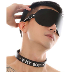 Collier et Masque Oh my boy pas cher