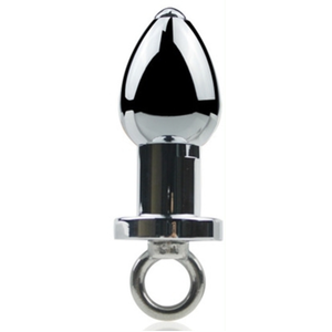 plug en métal Arsenal avec Anneau 8 x 3.7cm Gris   pas cher