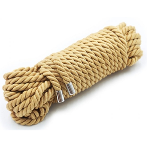 Corde coton doré 5m pas cher