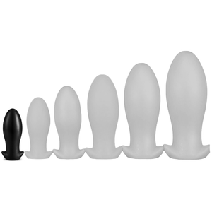 EggPlay Plug silicone Saurus Egg S 10 x 4.5 cm Noir pas cher