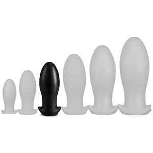 EggPlay Plug Silicone Saurus Egg L 14 x 6.3cm Noir pas cher