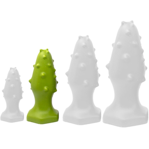 ToppedMonster Plug silicone Monster Spike M 12 x 4.5cm Vert pas cher