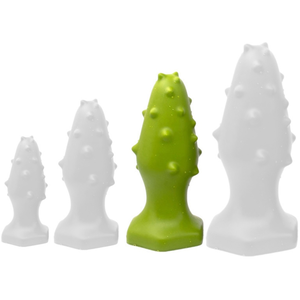 ToppedMonster Plug silicone Monster Spike L 14 x 5.5cm Vert pas cher