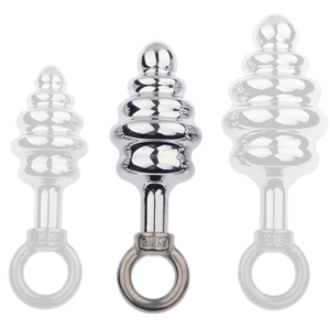Plug en métal avec Anneau Butt Pal 7 x 3.5cm pas cher