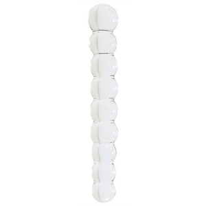 Gode en verre Snowball 12.6 x 2cm pas cher