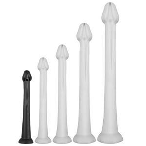 DarkSil Gode Whale Dildo S 38 x 3.8cm - Pointe 3.5cm Noir pas cher