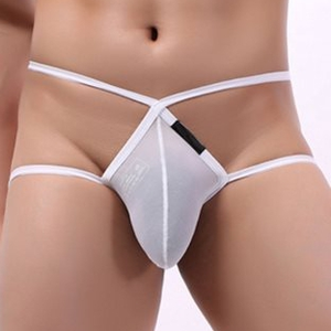 Jockstrap Sexy JUST THIN Blanc L pas cher