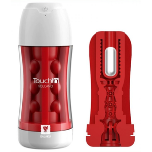 Masturbateur vibrant Touch In Galaku Rouge   pas cher