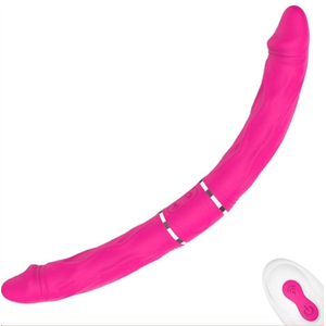 Double Gode Vibrant Pyrios Rose 35 x 3.5cm pas cher
