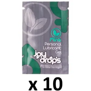 Lot de 10 dosettes Lubrifiant Arôme Menthe 5mL   pas cher