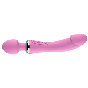 Dildo Wand Double Head 22 x 3.5 cm Rose   pas cher
