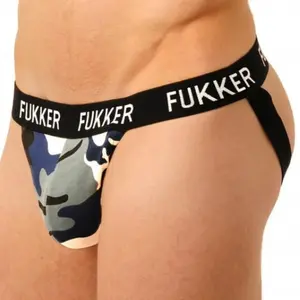 Jockstrap Fukker Camouflage multicolore S pas cher