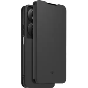 Coque CASR Honor 90 smart folio noir + dragonne pas cher