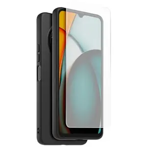 Pack Coque arrière semi-rigide Made For Xiaomi et Protège-écran en ver... pas cher