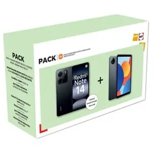 Pack Smartphone Xiaomi Redmi Note 14 6,67" Double nano SIM 256 Go Noir... pas cher