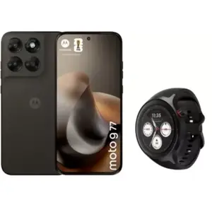 Smartphone MOTOROLA Pack G77 256Go Noir + Watch Noir pas cher