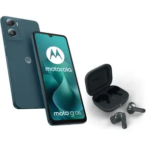 Motorola Moto G06 Bleu - 128 Go + Moto Buds Bass pas cher