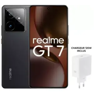 Smartphone REALME Pack GT7 Noir 512 Go + Chargeur 120W pas cher
