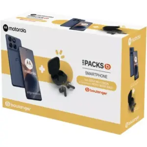 Smartphone MOTOROLA Pack Edge 60 Fusion 256Go + Buds 25 Noir pas cher