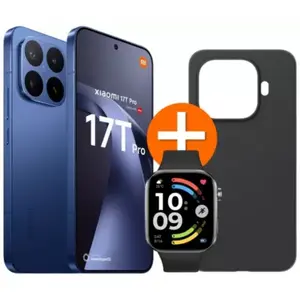 Smartphone XIAOMI Pack 17T Pro 512Go Bleu/Coque/Watch6 pas cher