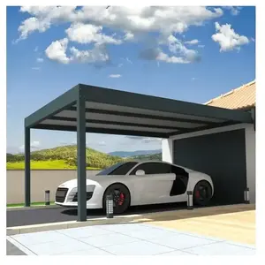 OMBRAZUR Carport isotoit® MODERN Gris anthracite 502x450m pas cher