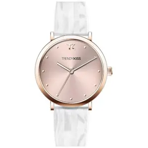 Montre analogique IRENE TRENDY KISS Satin Blanc pas cher