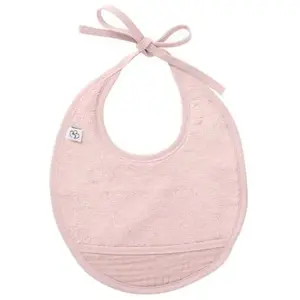 BB & Co Bavoir naissance bi-matière pétale pas cher