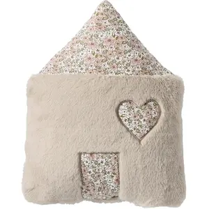 BB & Co Coussin déco maison fausse fourrure angora Afternoon Tea pas cher
