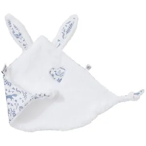 BB & Co Doudou lapin petit coeur forêt et microfibre blanc pas cher