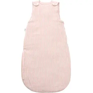 Gigoteuse ouatinée rayé vieux rose Soft Stripes (6-18 mois) pas cher