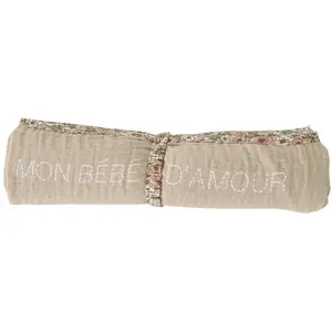 BB & Co Lange en double gaze de coton gaufré Afternoon Tea (70 x 70 cm) pas cher
